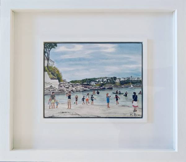 - Mixed Media on Textile, Painting by Kim Bentley, measuring 16 x 21 cm (H x W) framed at 34 x 39 cm £595
